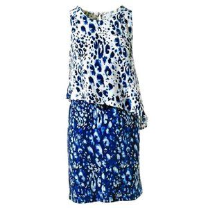 Chico's Animal River Double-Layer Dress